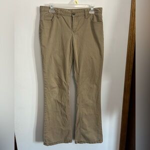 Tommy Hilfiger Tan Bootcut Trousers